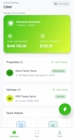 AItemizeIT Dashboard - Overview of all your properties